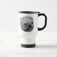 Tinir do tinir pouca caneca do Pug do viagem do