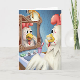 Tinir do tinir pouco cartão da varicela do gnomo