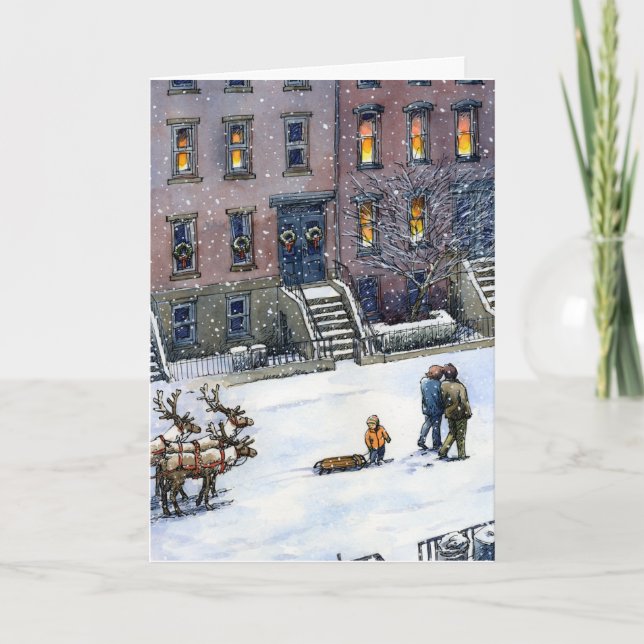 "Tinir-Jangle" o cartão de Natal (Frente)