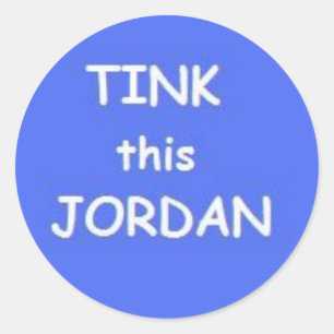 tink esta etiqueta de Jordão