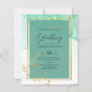 Tinta Alcoólica Verde Limão Dourado Casamento Abst
