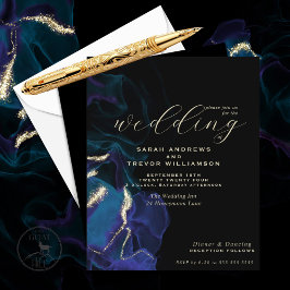 Tinta Azul Celestial de Casamento de Orçamento