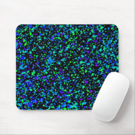 Tinta Azul Salpicada - Mouse Pad