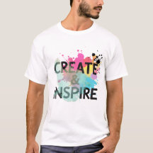 Tinta Criativa – Camisa de Motivação Artística