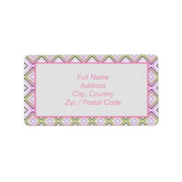 Tinta da Cinza e etiqueta de endereço do Limão pad