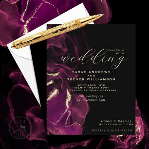 Tinta de Álcool Magenta Maravilhosa De Casamento D