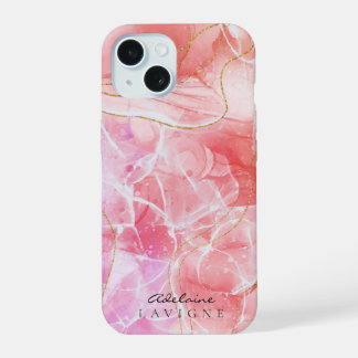 Tinta de Cor de Água de Mão Vermelha Rosa Personal
