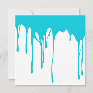 Tinta de gota azul