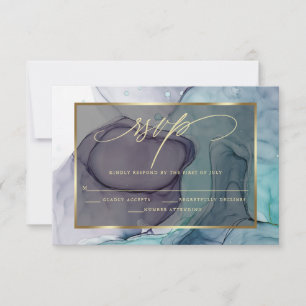 Tinta de Mármore Roxo RSVP Elegante