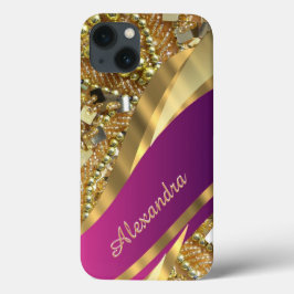 Tinta elegante personalizada e borla dourada