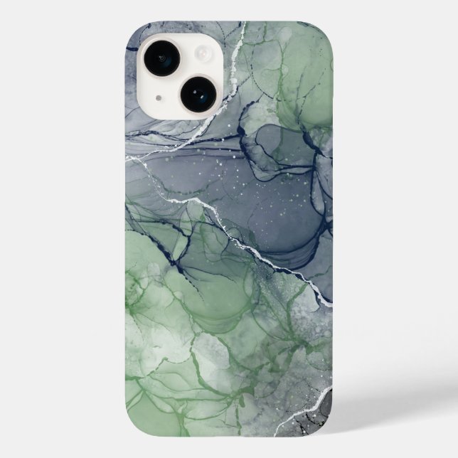 Tinta verde e azul (Verso)
