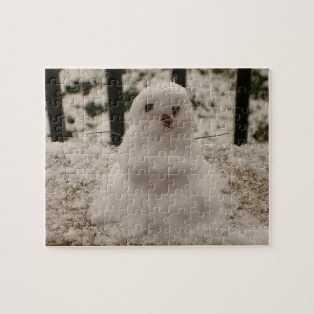 Tiny Snowman Quebra-cabeça (Horizontal)