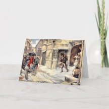 Tiny Tim Snow Um Cartão De Natal