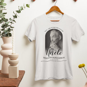 Tio Amado Para Sempre  Camiseta Memorial de Foto