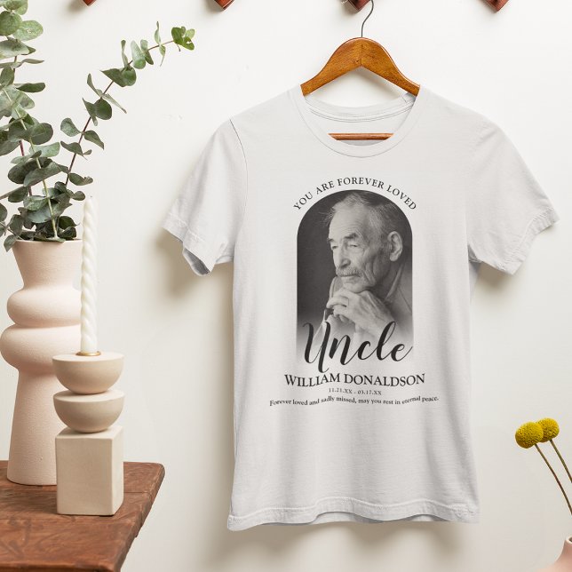 Tio Amado para sempre| Foto Memorial T-Shirt (Criador carregado)