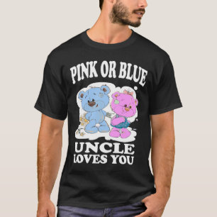 Tio Cor-De-Rosa Ou Azul Te Ama A Camisa De Revenda