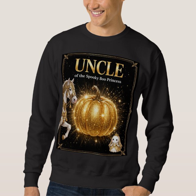 Tio da Camisa da Princesa Boo Assustadora Preto Do (Frente)