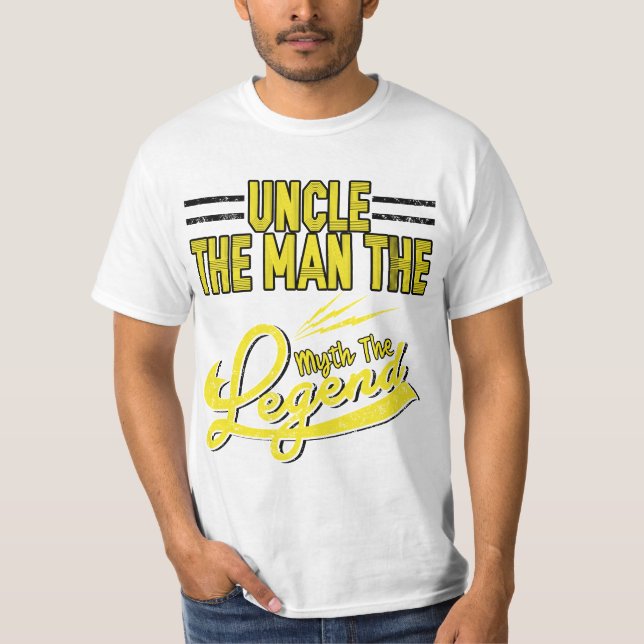 Tio Homem Mito o t-shirt da legenda (Frente)
