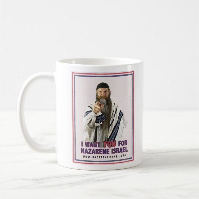 Tio Normando Caneca de Israel do Nazarene (Esquerda)