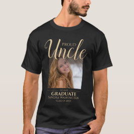 Tio Orgulhoso | Camiseta de Foto de Formatura