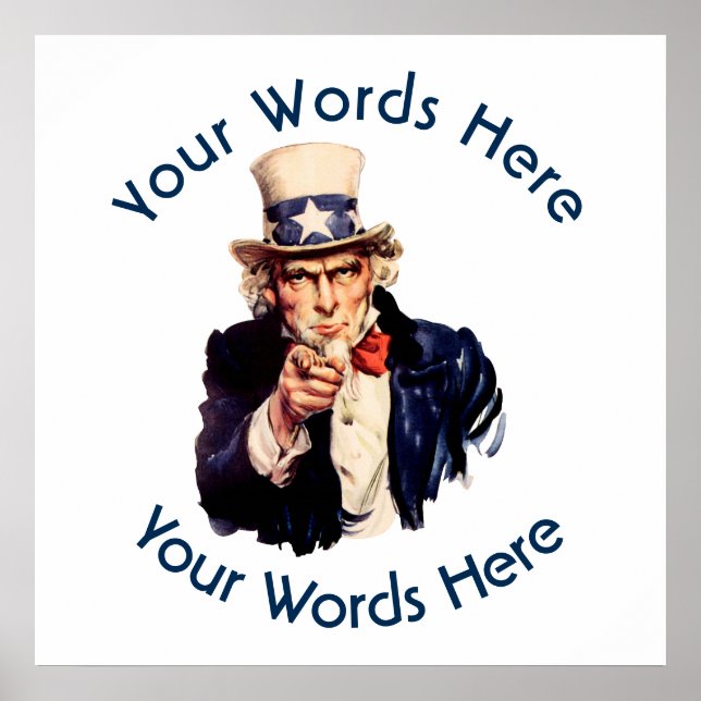 Tio Sam Custom Poster (Frente)