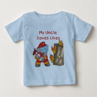 Tio T-shirt e presentes do sapador-bombeiro