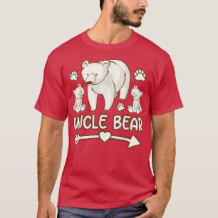 tio urso 2 camisa do filhote, tio urso camisa para