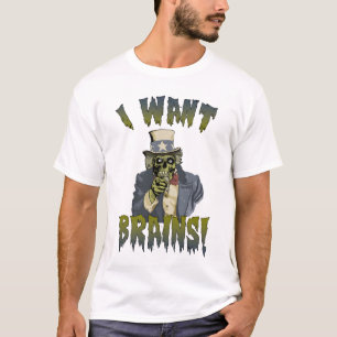 Tio Zombi o Dia das Bruxas T-shirt