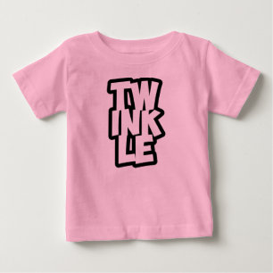 Típica de TWINKLE - t-shirt para bebês