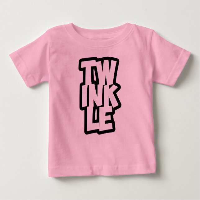 Típica de TWINKLE - t-shirt para bebês (Frente)
