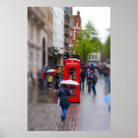 Típica Londres - Não esqueça a Poster dos Guarda-c