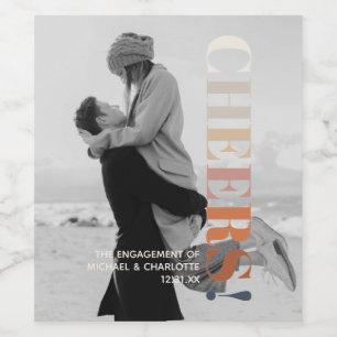 Típica Moderna Anima Com Etiqueta De Vinho Fotográ