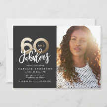 Típica moderna, preto e ouro 60 anos