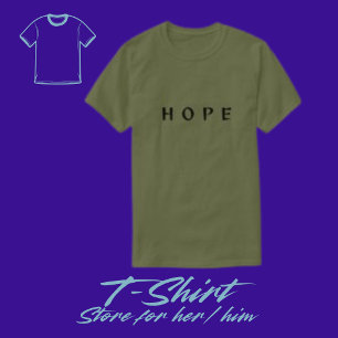 Típica personalizada de esperança camiseta masculi