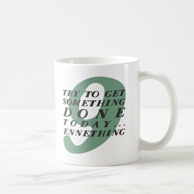 Tipo 9 caneca engraçada de Enneagram (Direita)
