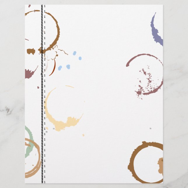 Tipo Art Café Stain Flyer Modelo (Frente)