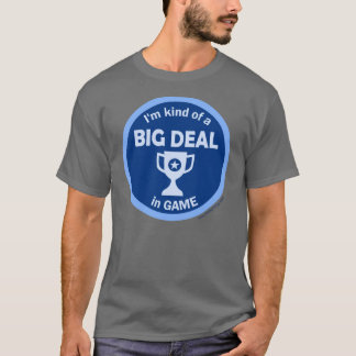 Tipo cinzento do t-shirt de uma grande coisa
