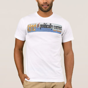 Tipo contra o t-shirt polìtica correto