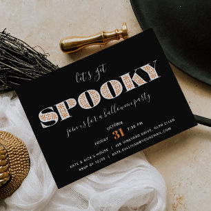 Tipo de Spooky Convite para Festas de Halloween
