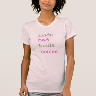 Tipo do tipo mau do t-shirt de Boujee