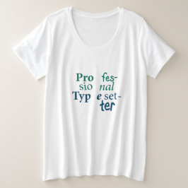 Tipo Profissional Mais Camiseta T Tamanho