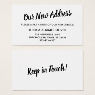Tipografia corajosa de Minimalistic nosso cartão