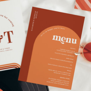 Tipografia de Anos setenta Retroativos Menu Casa