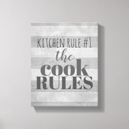 tipografia de canvas de arte na parede da cozinha