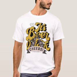 Tipografia de Cerveja O clock T-Shirt