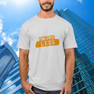 Tipografia de Cinzas Laranja Camisa Gráfica