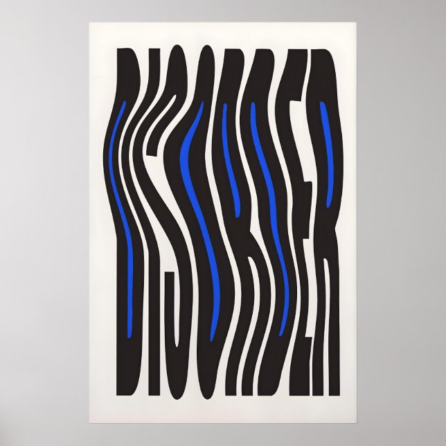 Tipografia de Desordem Impressão Moderno Bauhaus Ó (Frente)