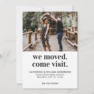 Tipografia de Foto de Anúncio de Mudança Moderna V