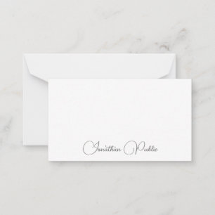 Tipografia de Modelo do Nome de Script Minimalista