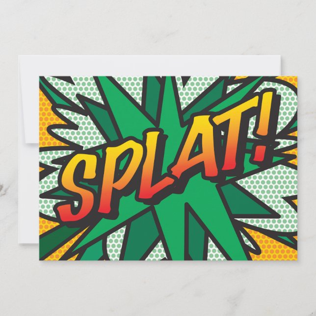 Tipografia de Quadrinhos Colorida e Divertida SPLA (Frente)